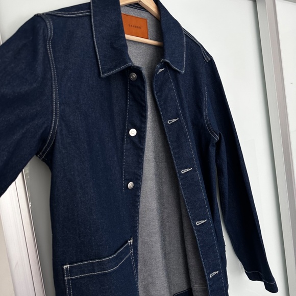 SANDRO-DENIM JACKET - Picture 2 of 5